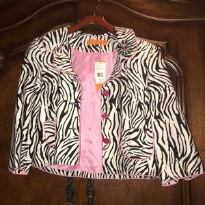 Cynthia Steffe cropped blazer 3/4 sleeves L. NWT